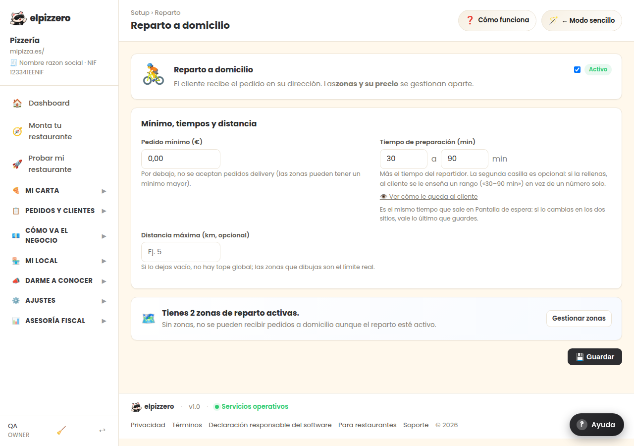 Reparto a domicilio