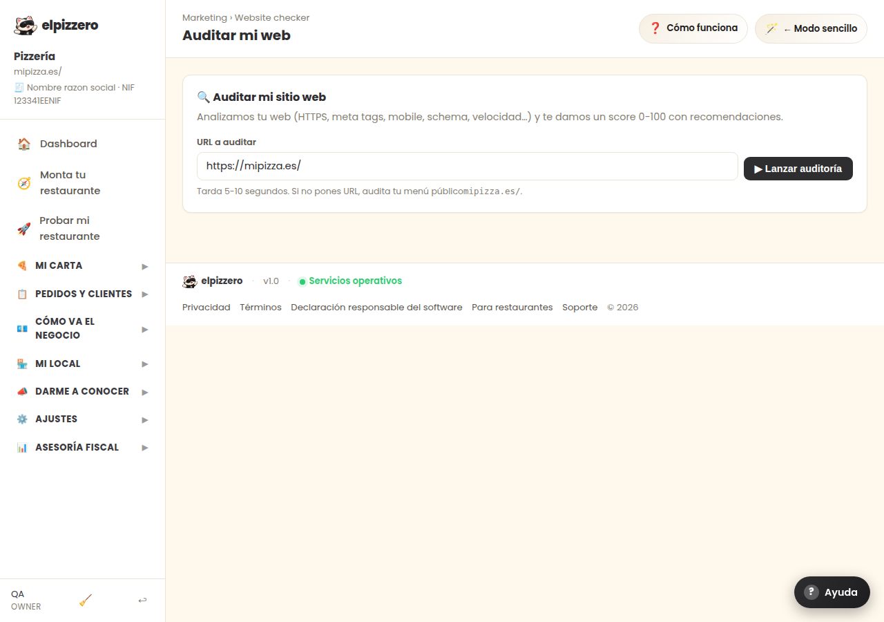 Auditar mi web