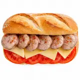 bocadillo de longaniza blanca