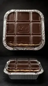 Tarta de chocolate y galletas.