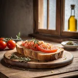 Torrada amb tomàquet i oli