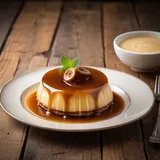 Homemade flan