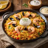 海鲜汤饭（Arroz a banda）